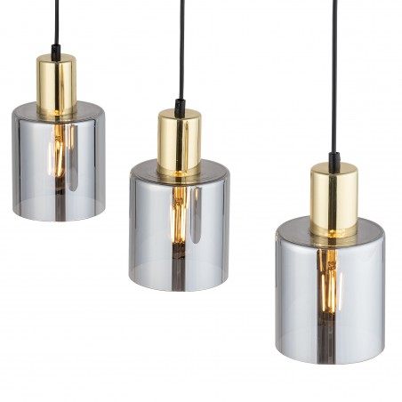 SIERRA GOLD LAMPA WISZĄCA 3 PŁ LISTWA  Tk Lighting