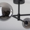 SARIUS BLACK/GRAPHITE LAMPA SUFITOWA 4 PŁ  Tk Lighting