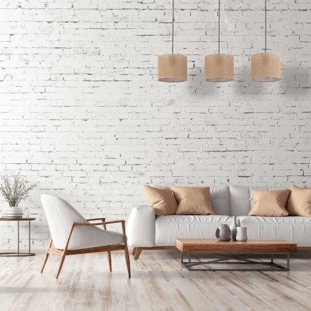 JUTA LAMPA WISZĄCA 3 PŁ LISTWA  Tk Lighting