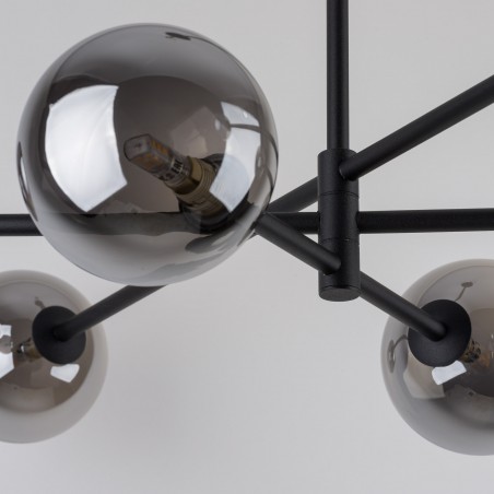 SARIUS BLACK/GRAPHITE LAMPA SUFITOWA 6 PŁ WYSOKA  Tk Lighting