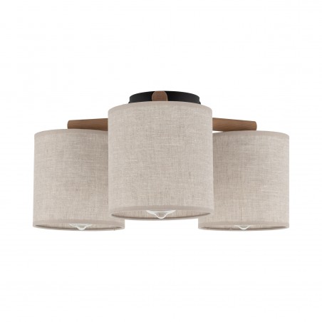 DEVA NATURE LAMPA SUFITOWA 3 PŁ Tk Lighting DEVA NATURE LAMPA SUFITOWA 3 PŁ Tk Lighting