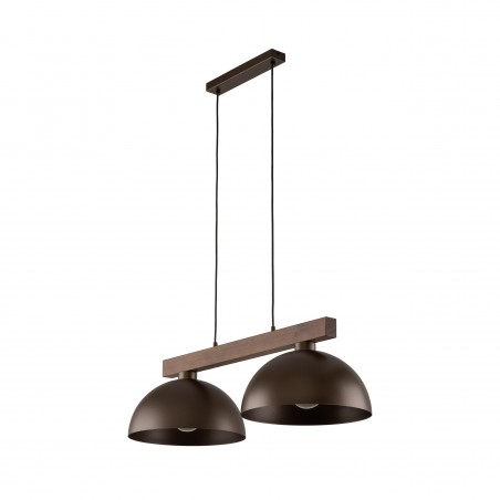 OSLO BROWN LAMPA WISZĄCA 2 PŁ  Tk Lighting