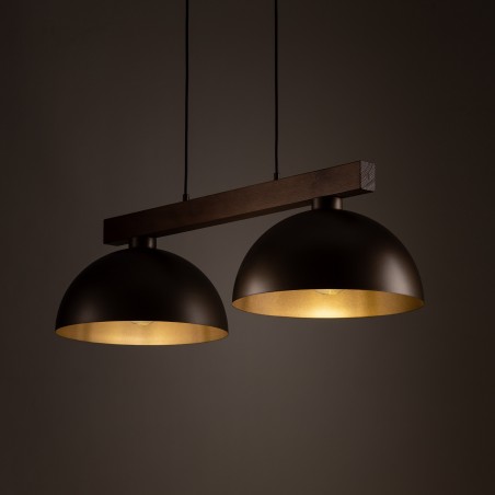 OSLO BROWN LAMPA WISZĄCA 2 PŁ  Tk Lighting