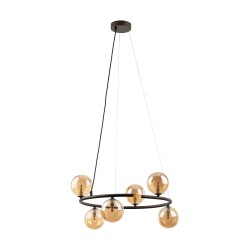 ANABELLE BROWN LAMPA WISZĄCA 6  Tk Lighting