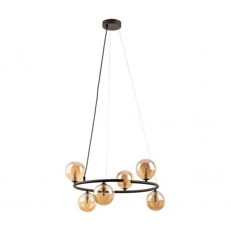 ANABELLE BROWN LAMPA WISZĄCA 6 Tk Lighting ANABELLE BROWN LAMPA WISZĄCA 6 Tk Lighting