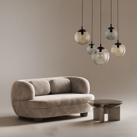 ESME MIX LAMPA WISZĄCA 5 PAJĄK  Tk Lighting
