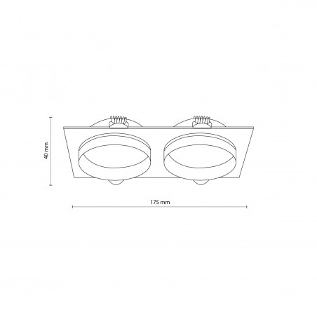 JET WHITE EYE 2* GU10  Tk Lighting