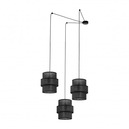 CALISTO BLACK LAMPA WISZĄCA 3  Tk Lighting