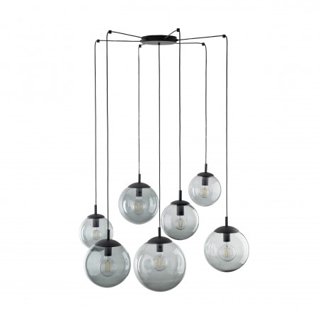 ESME GRAPHITE LAMPA WISZĄCA 7 PAJAK  Tk Lighting