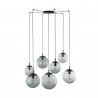 ESME GRAPHITE LAMPA WISZĄCA 7 PAJAK  Tk Lighting