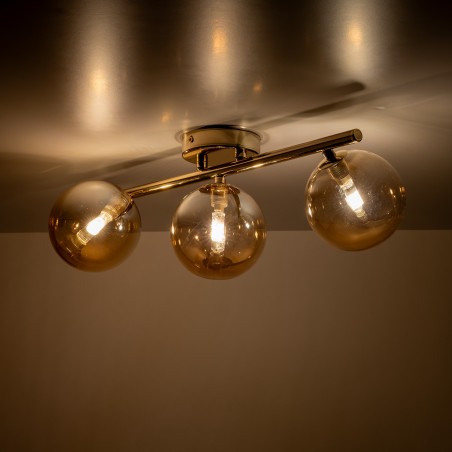 ESTERA GOLD LAMPA SUFITOWA 3  Tk Lighting