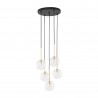 NILOS BLACK / GOLD LAMPA WISZĄCA 5  Tk Lighting