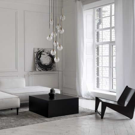 NILOS BLACK / GOLD LAMPA WISZĄCA 10 PŁ  Tk Lighting