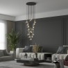 NILOS BLACK / GOLD LAMPA WISZACA 17  Tk Lighting