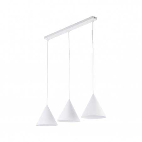 CONO WHITE LAMPA WISZĄCA 3 LISTWA Tk Lighting