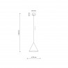 CONO MINT LAMPA WISZĄCA 1 S  Tk Lighting