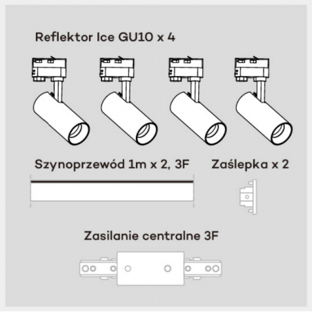 Ice SET 3F biały