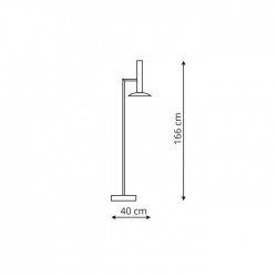 HAT podłogowa biała LP-1661/1F WH