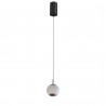 Lampa Wisząca Iliso 1xLED czarna PL0148 YASKR