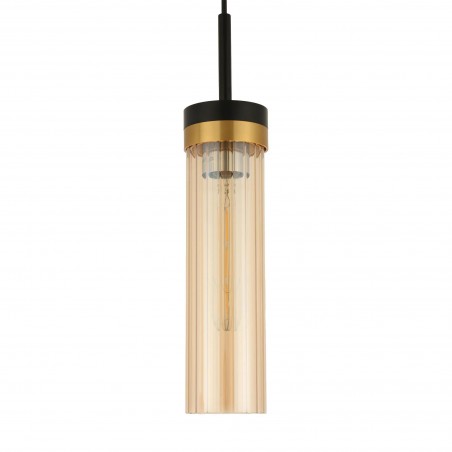 Lampa Wisząca Malika 1xE27 czarny PL0140-1 YASKR