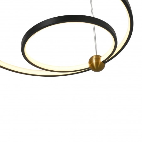 Lampa Wisząca Kido S LED czarny PL0138 YASKR