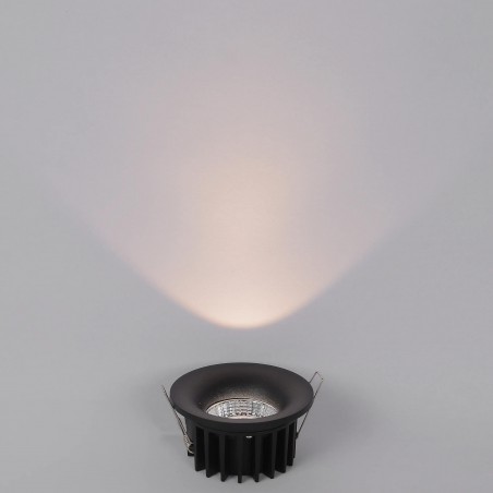 Oczko podtynkowe Cirro 1xLED czarne RL0104-CCT-BK YASKR