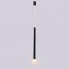 Lampa Wisząca Elin 1xLED czarna IP44 PL0123-BK YASKR