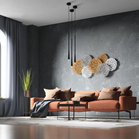 Lampa Wisząca Elysia 1xLED czarna PL0121-BK YASKR