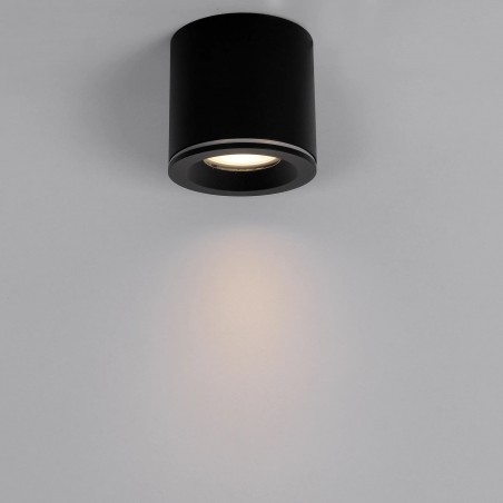 Tubka Luna 1xGU10 czarna IP65 CL0103-BK YASKR
