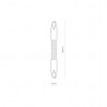 Łącznik elastyczny CTLS POWER FLEX CONNECTOR WHITE 8698 Nowodvorski