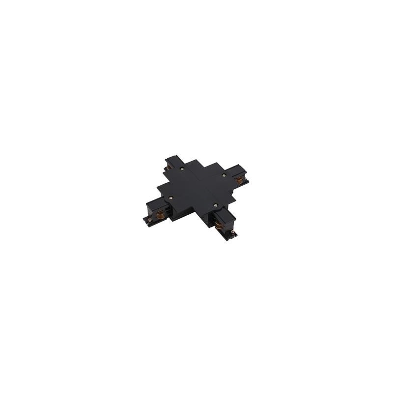 Łącznik krzyżowy CTLS RECESSED POWER X CONNECTOR BLACK 8680 Nowodvorski