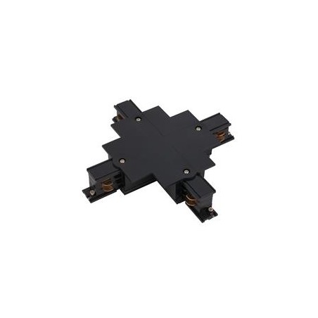 Łącznik krzyżowy CTLS RECESSED POWER X CONNECTOR BLACK 8680 Nowodvorski