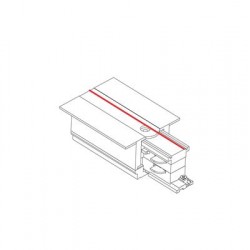 Końcówka zasilająca  CTLS REC PWR END CAP LEFT WHITE (PE-L) 8234 Nowodvorski