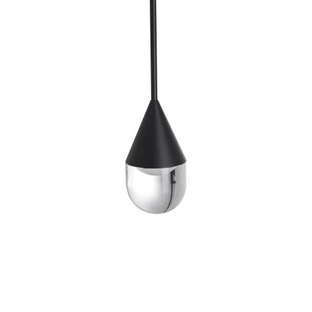 Lampa Wisząca Nata 1xLED czarna PL0104-BK YASKR