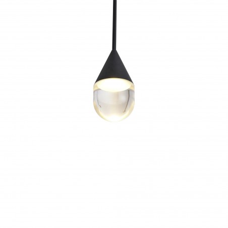 Lampa Wisząca Nata 1xLED czarna PL0104-BK YASKR