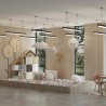 Lampa Wisząca Sigi IV LED czarna PL0129-BK YASKR