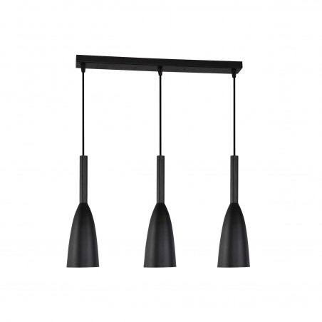 Lampa wisząca Solin wisząca 3xE27 czarna LP-181/3L BK Light Prestige