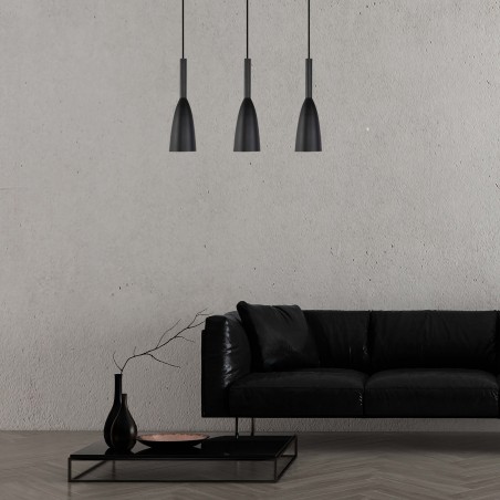 Lampa wisząca Solin wisząca 3xE27 czarna LP-181/3L BK Light Prestige