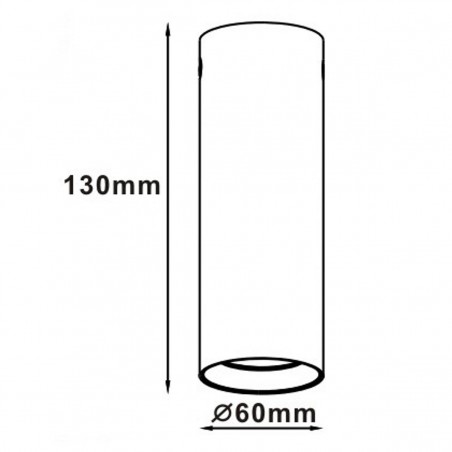 Oczko Manacor 13cm 1xGU10 czarno/złota LP-232/1D - 130 BK/GD Light Prestige