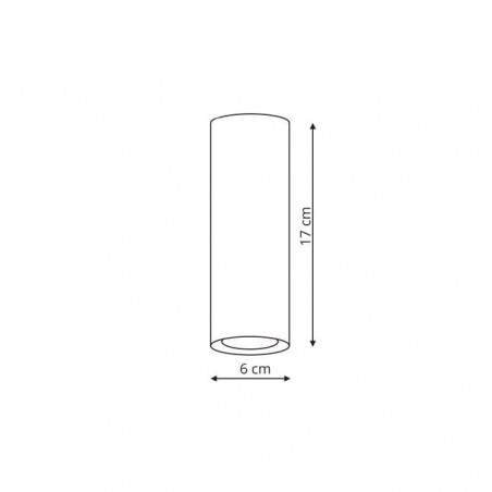 Oczko Manacor 17cm 1xGU10 biało/złota LP-232/1D - 170 WH/GD Light Prestige