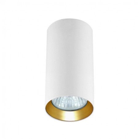 Oczko Manacor 13cm 1xGU10 biało/złota LP-232/1D - 130 WH/GD Light Prestige