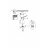 Oczko Manacor 13cm 1xGU10 biało/złota LP-232/1D - 130 WH/GD Light Prestige