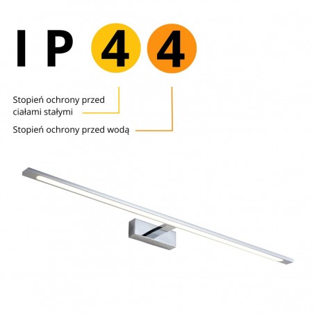 Kinkiet Isla XXL CCT 1xLED chrom IP44 GS-LWB-32W CH CCT Light Prestige
