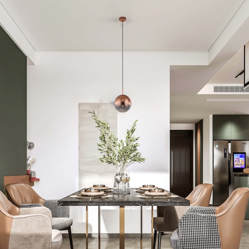 Lampa wisząca Palla mała 1xE14 miedziana LP-2844/1P S MI Light Prestige
