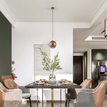 Lampa wisząca Palla mała 1xE14 miedziana LP-2844/1P S MI Light Prestige
