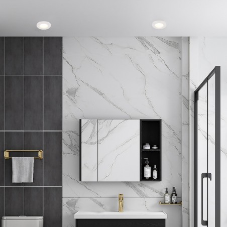 Oczko podtynkowe Lagos okrągłe 1xGU10 biała IP65 LP-440/1RS WH Light Prestige