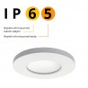 Oczko podtynkowe Lagos okrągłe 1xGU10 biała IP65 LP-440/1RS WH Light Prestige