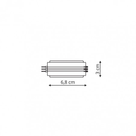 Magnetic Electric plate czarny LP-564-MAG BK Light Prestige