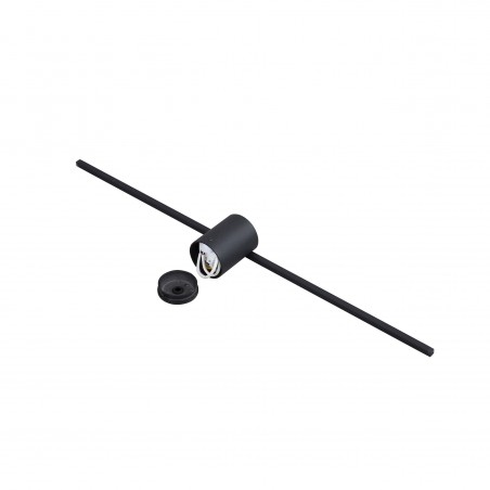 Kinkiet Modern Slim L 1xLED czarny IP44 LP-777/1W L BK Light Prestige