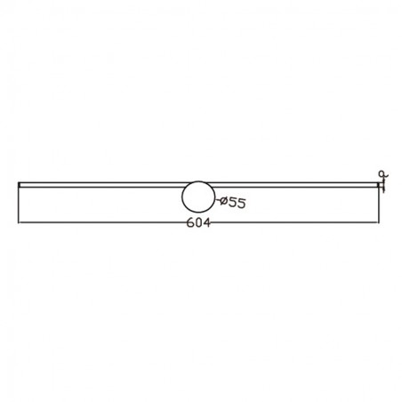 Kinkiet Modern Slim L 1xLED chrom IP44 LP-777/1W L CH Light Prestige